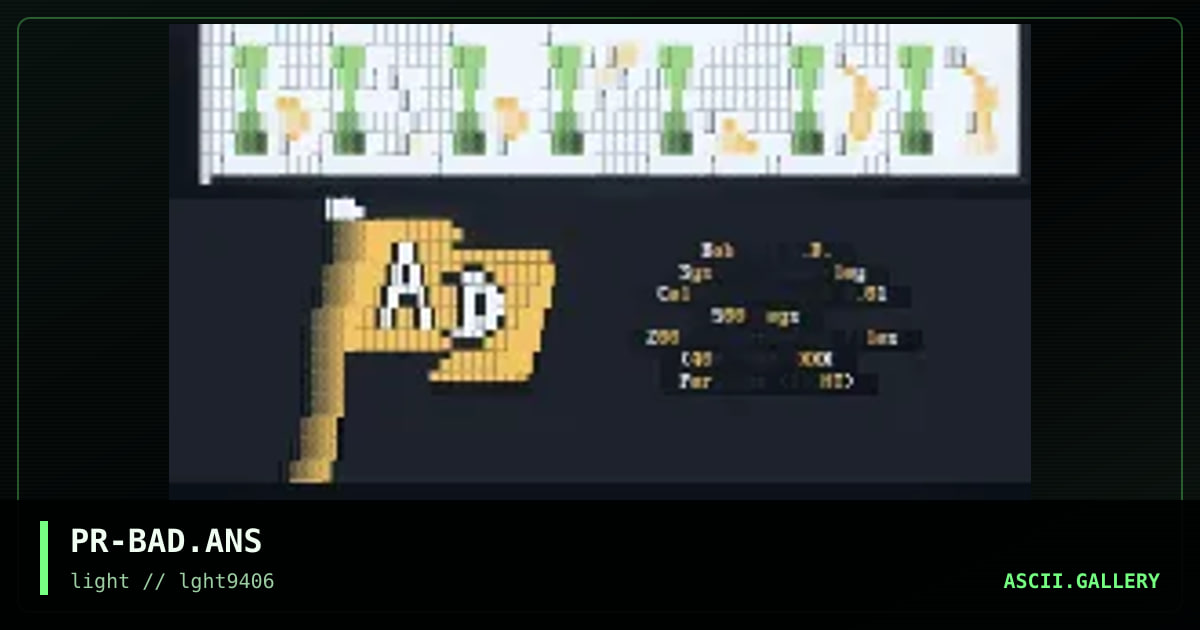 PR-BAD.ANS, by pericles, 1994