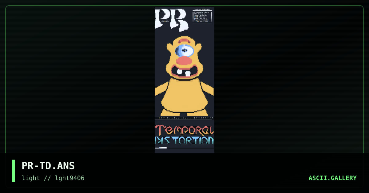 PR-TD.ANS, by pericles, 1994