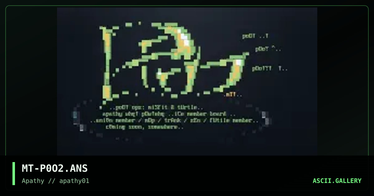 poO!.. ..!, by misfit, 1995