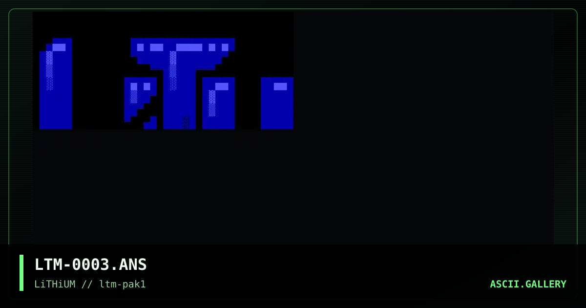 LTM-0003.ANS, by untagged, 1993