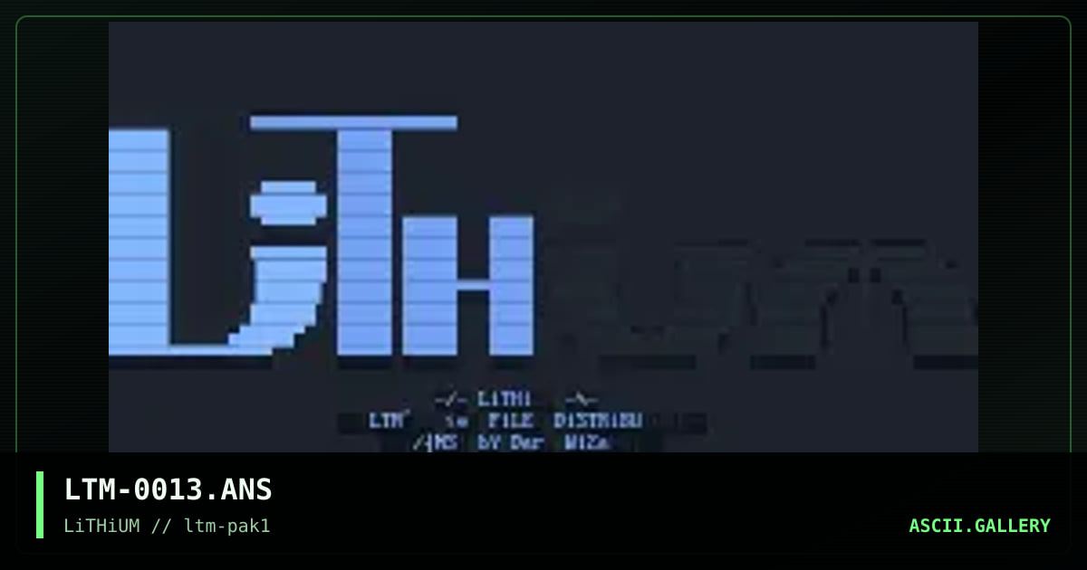 LTM-0013.ANS, by dark wizard, 1993