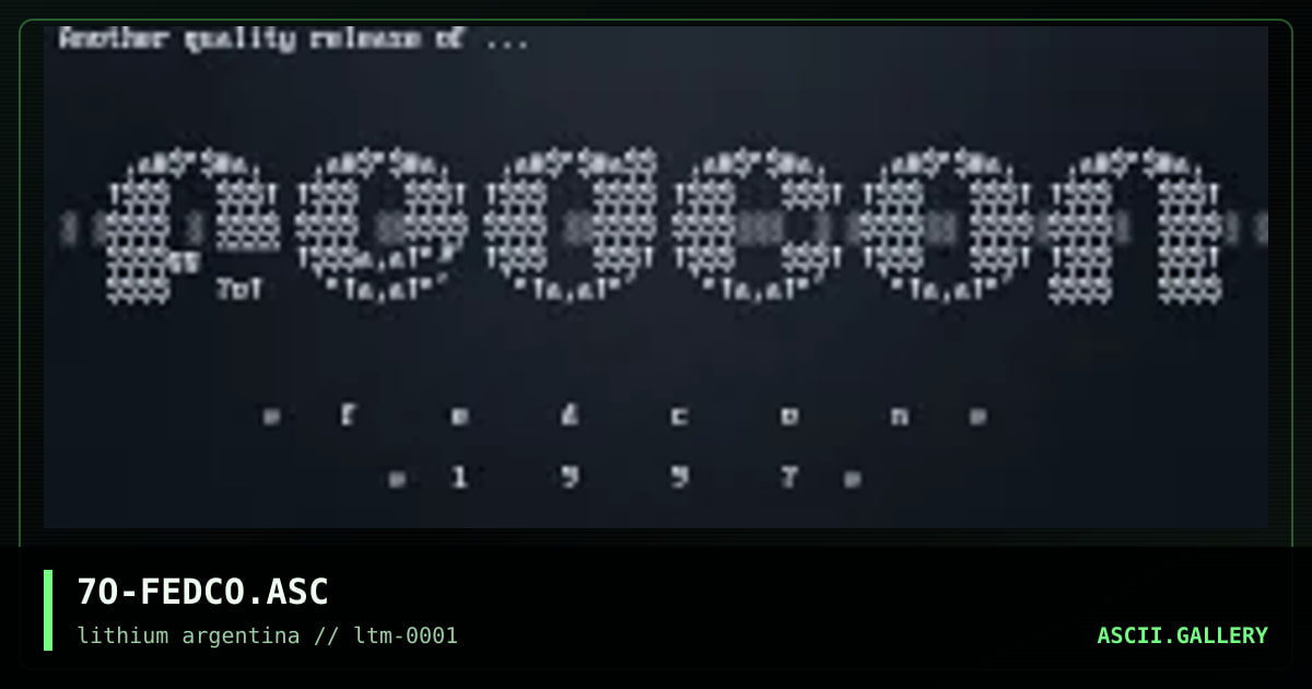fedcon logo, by 7alo, 1997
