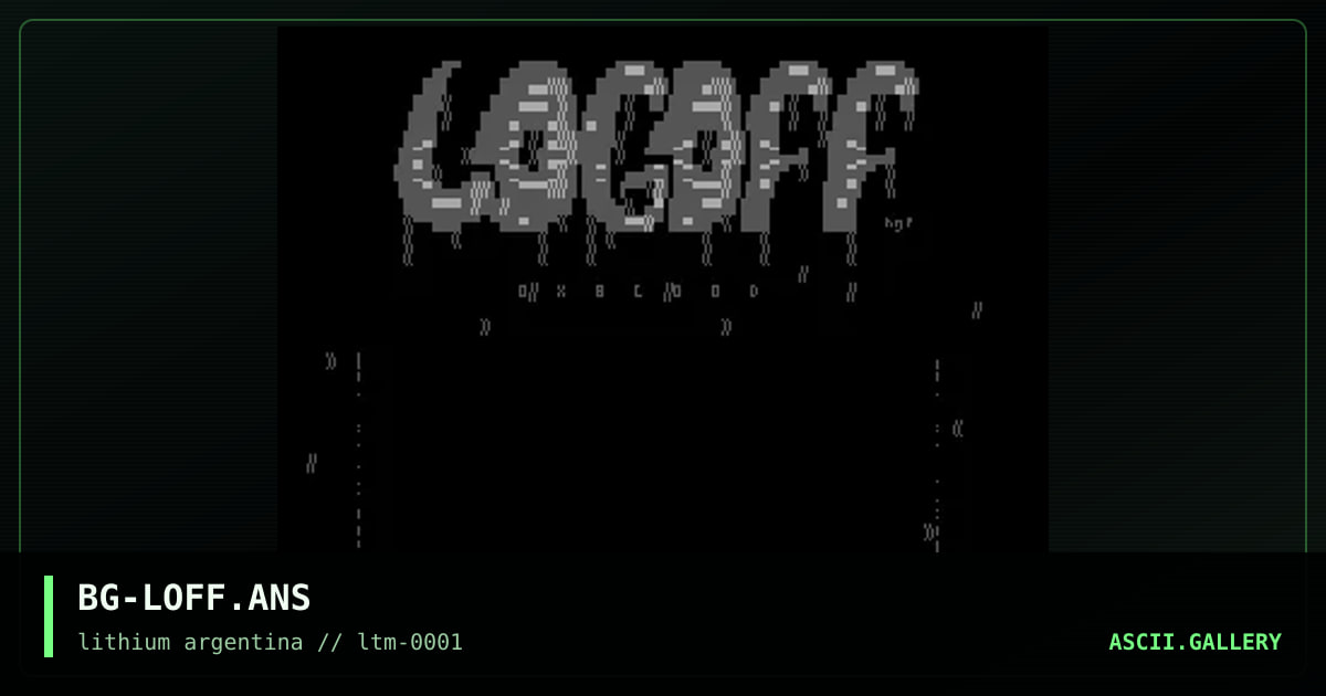 logoff, by bergus, 1997