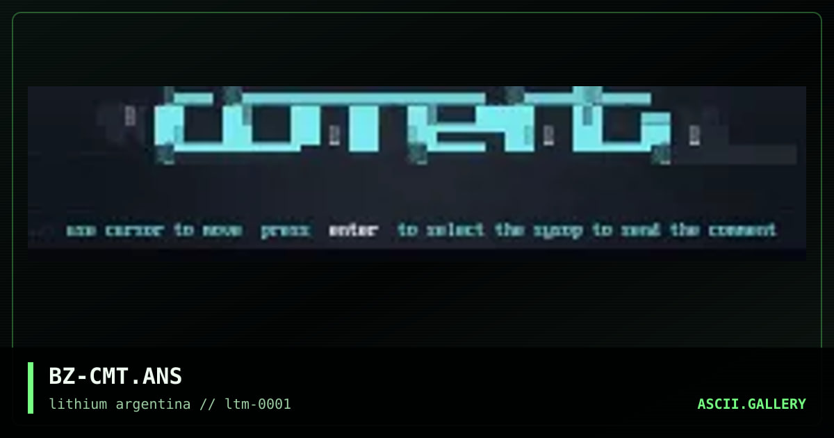 comment, by biozard, 1997