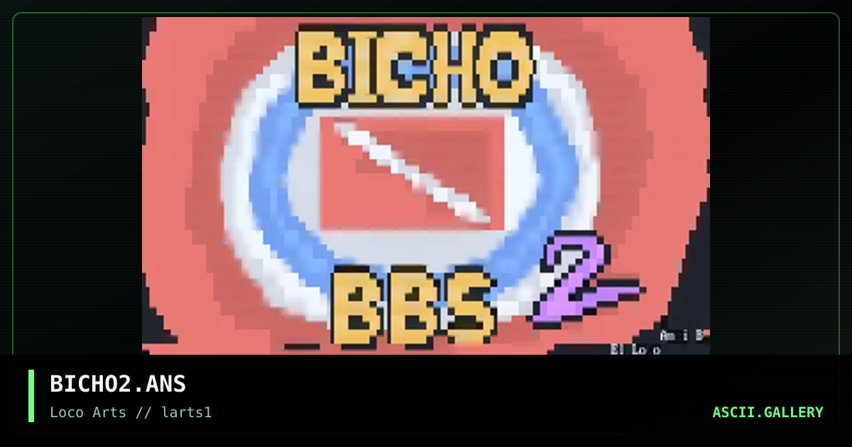 BICHO2.ANS, by el loco, 1995