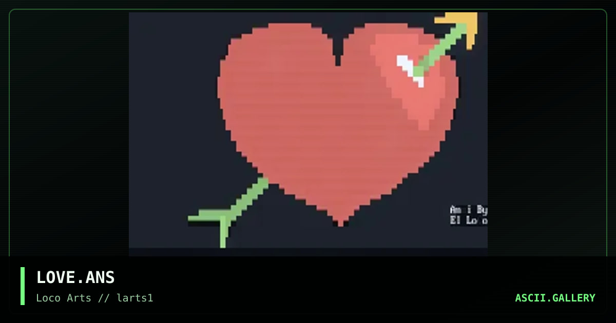 LOVE.ANS, by el loco, 1995