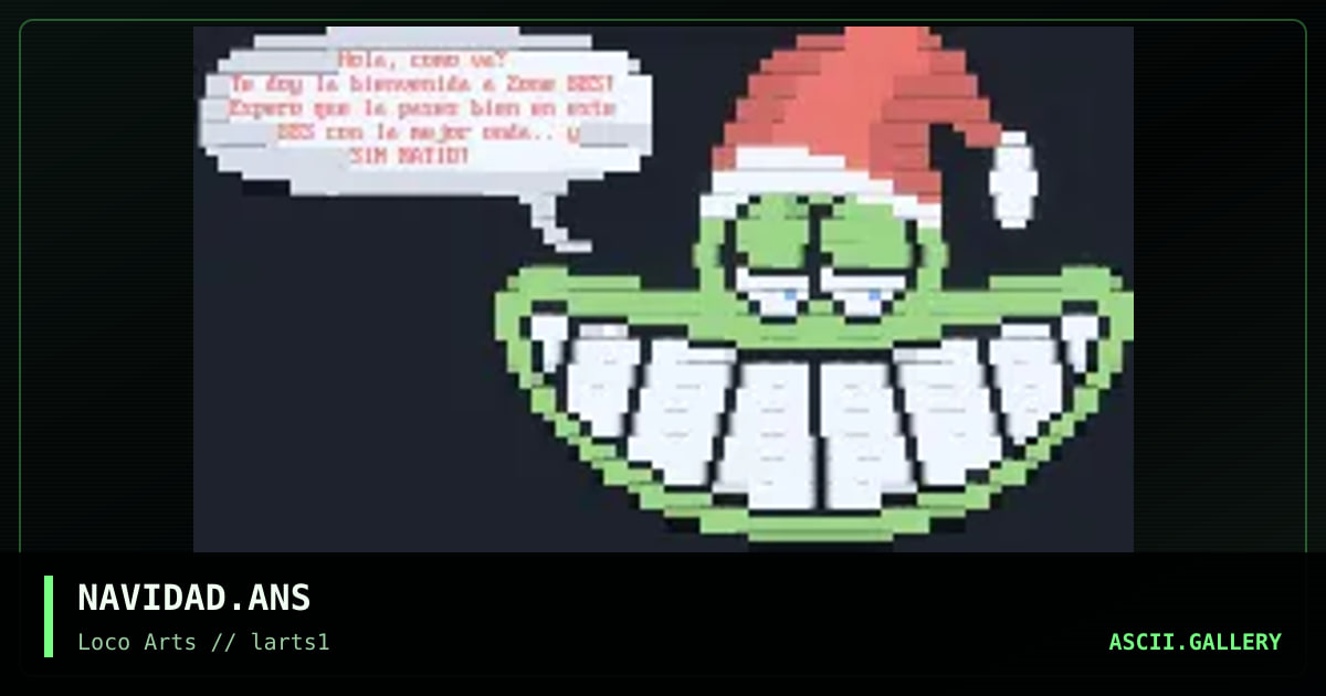 NAVIDAD.ANS, by el loco, 1995
