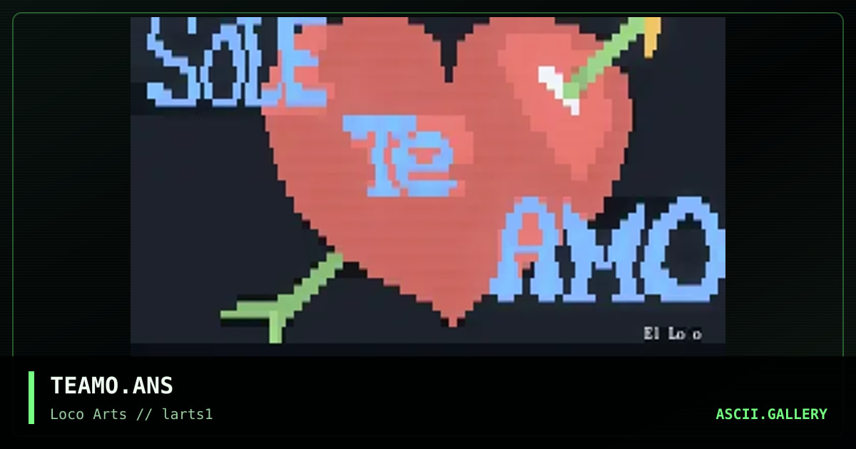 TEAMO.ANS, by el loco, 1995