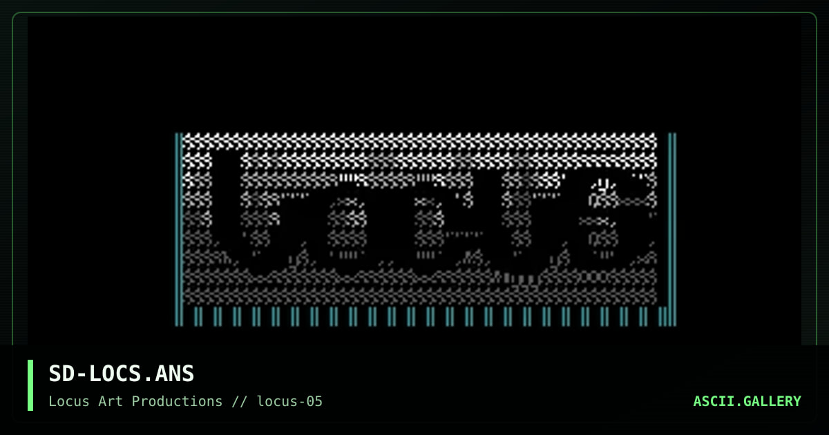 SD-LOCS.ANS, by sudden massacre, 1999