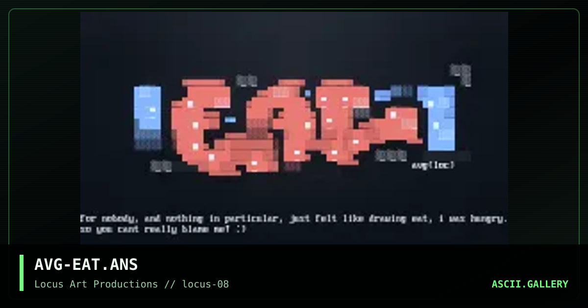 eat??., by avenging angel, 2000