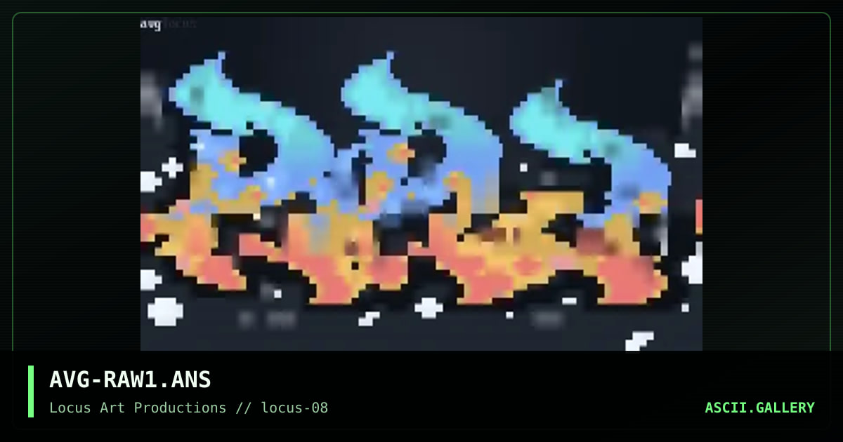 AVG-RAW1.ANS, by avenging angel, 2000