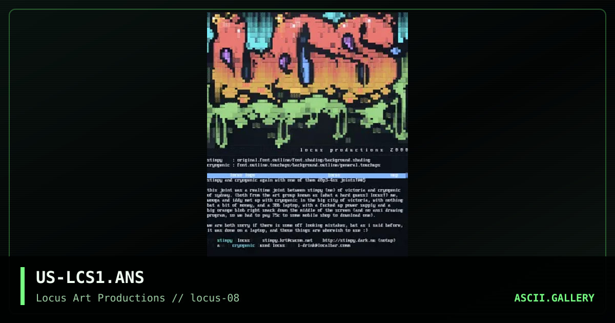 locus, by cryogenic, stimpy, 2000