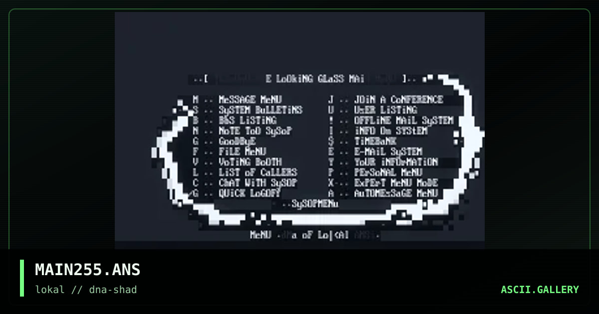 MAIN255.ANS, by untagged, 1994