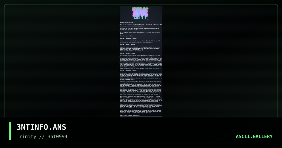 3NT.NFO, by beyond cool, 1994