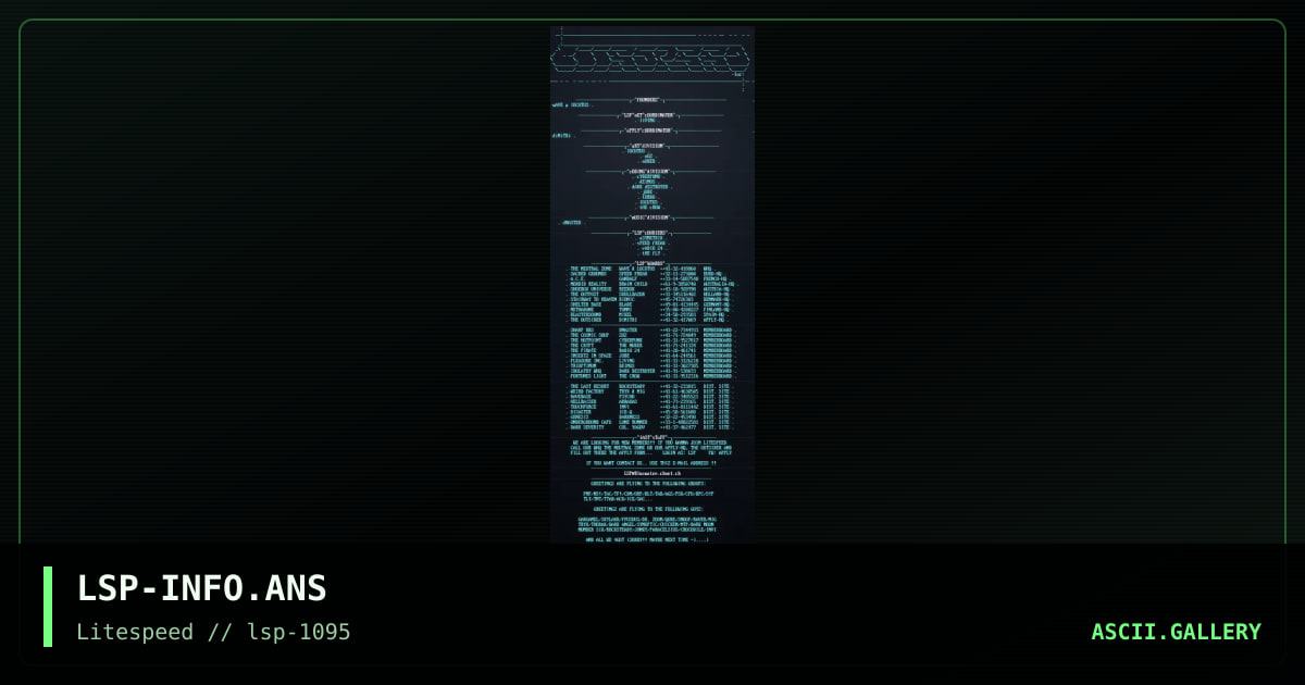 LSP-INFO.ANS, by untagged, 1995