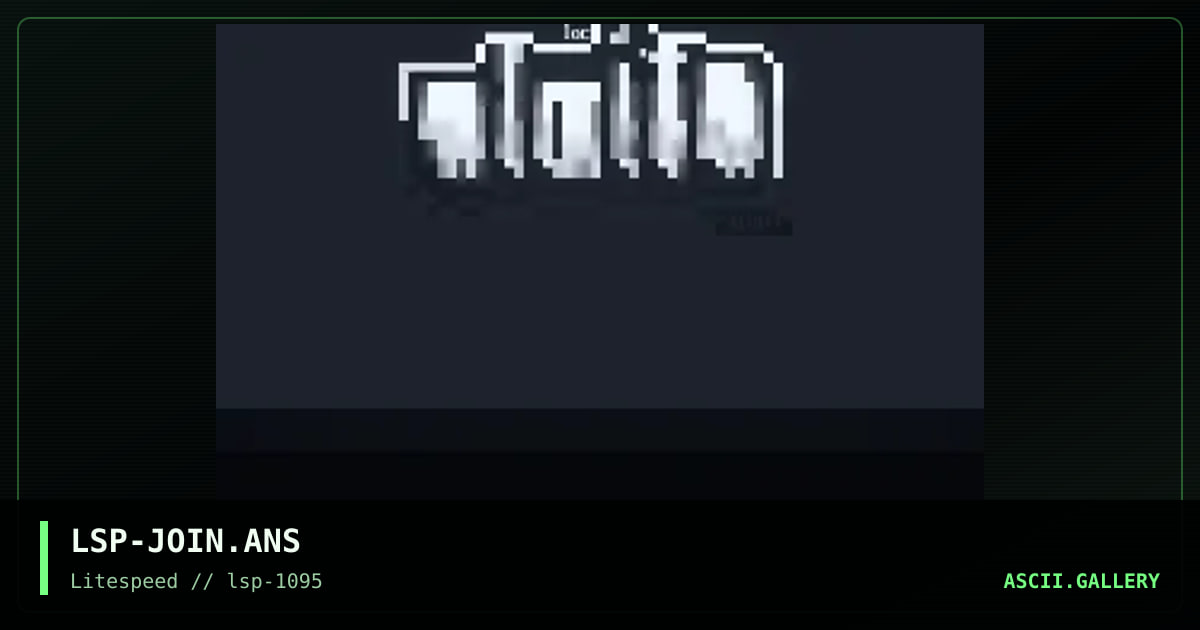 "JOIN", by locutus, 1995