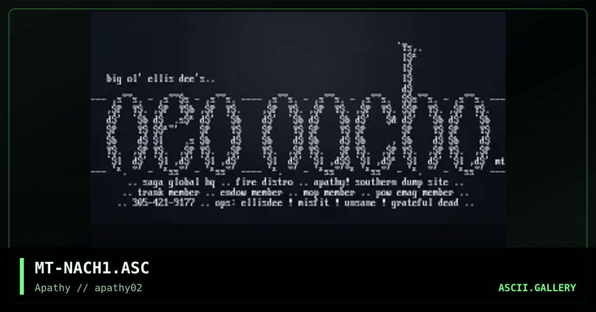 neo nαcho, by misfit, 1995