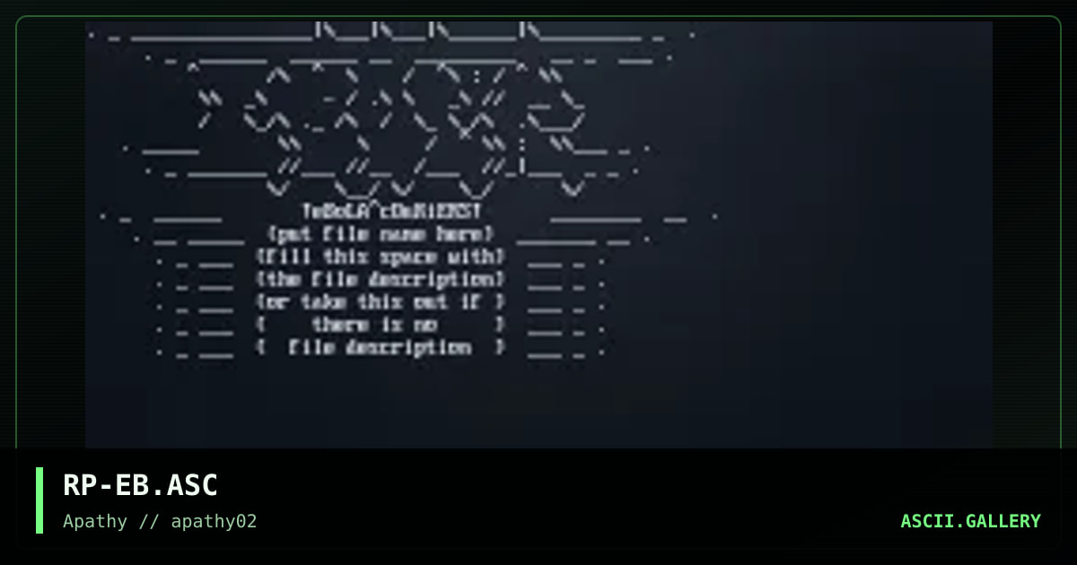 ebola couriers, by reptile, 1995