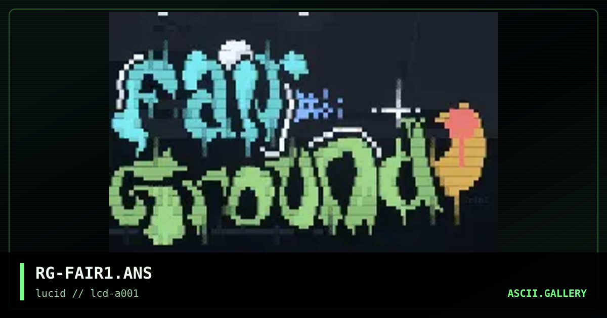 FairGround Numba One, by rimgale, 1994