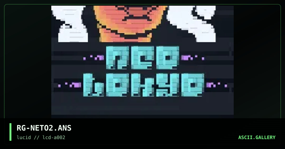 Neo Tokyo #2, by rimgale, 1994
