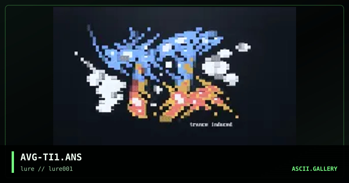 trance induced, by avenging angel, 2001