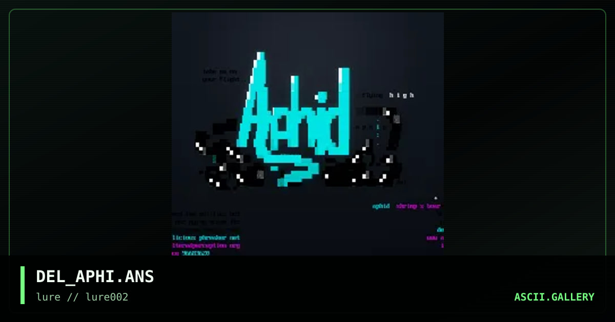 aphid, by delicious, 2002