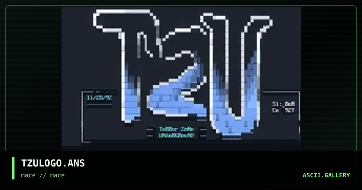 TZULOGO.ANS, by bum, 1992