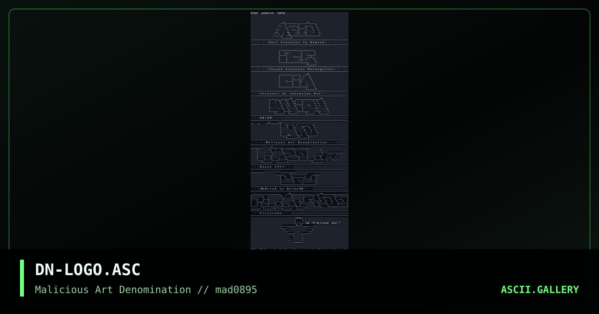 DN-LOGO.ASC, by dragon, 1995