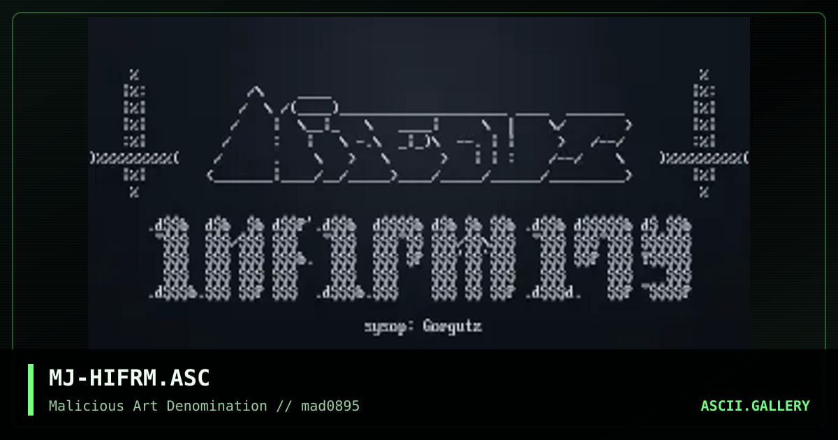 MJ-HIFRM.ASC, by mojo, 1995
