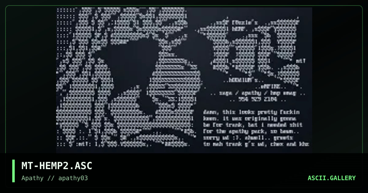 Hoodlum's Empire, by misfit, 1995