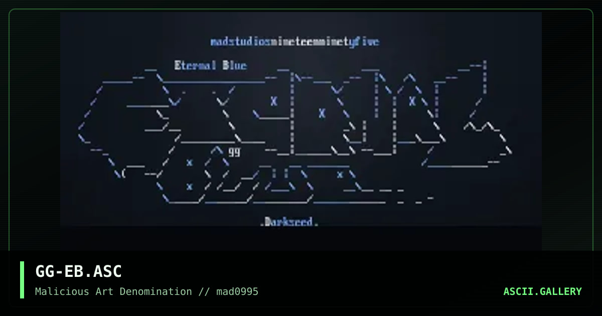 Eternal Blue, by gorgutz, 1995