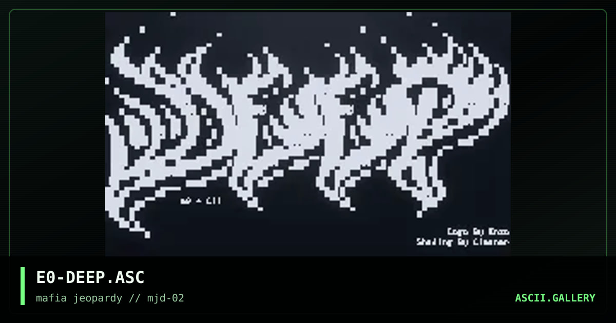 E0-DEEP.ASC, by enzo, cleaner, 2002