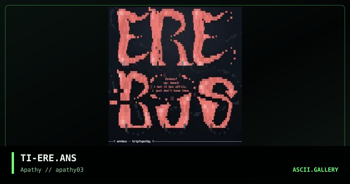 Erebus, by trip, 1995