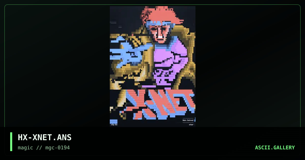 HX-XNET.ANS, by hoaks, 1994