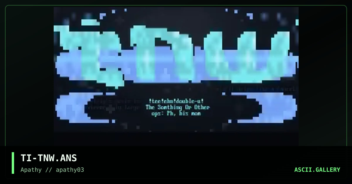 TNW, by trip, 1995