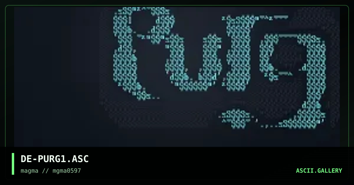 DE-PURG1.ASC, by deadpool, 1997