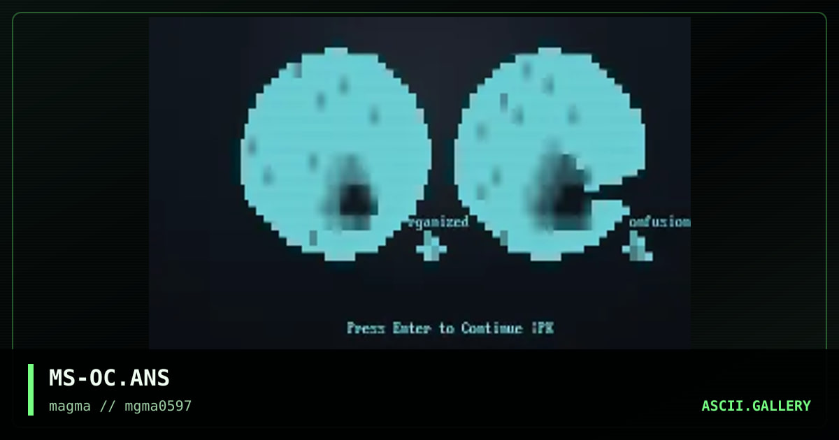 MS-OC.ANS, by mustafa sied, 1997
