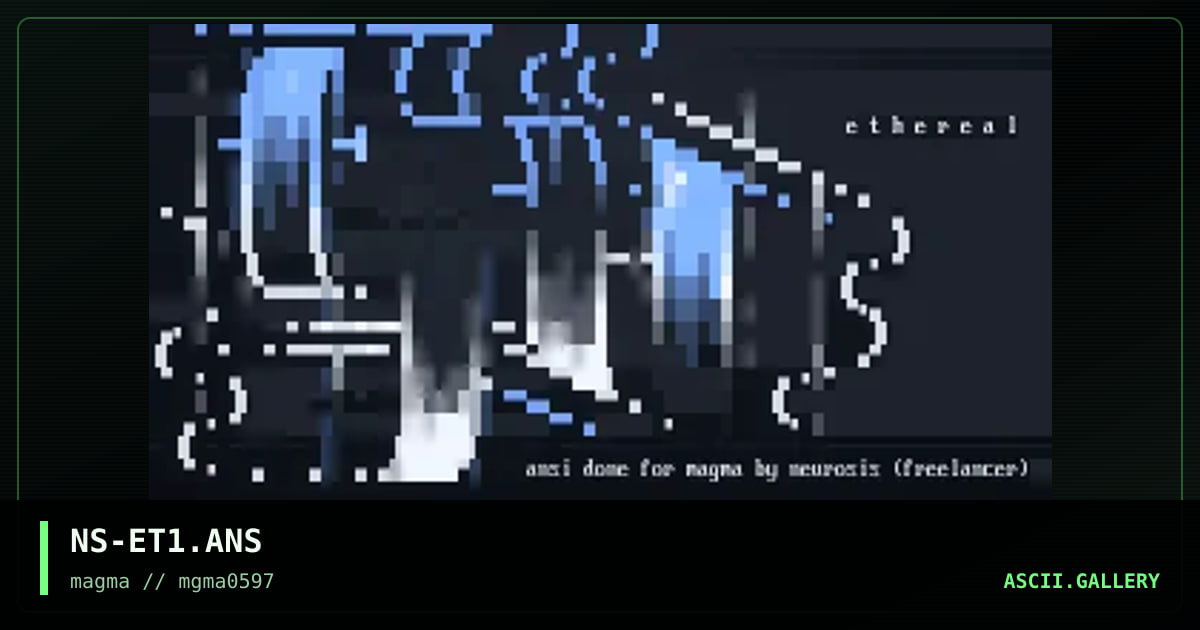 NS-ET1.ANS, by neurosis, 1997