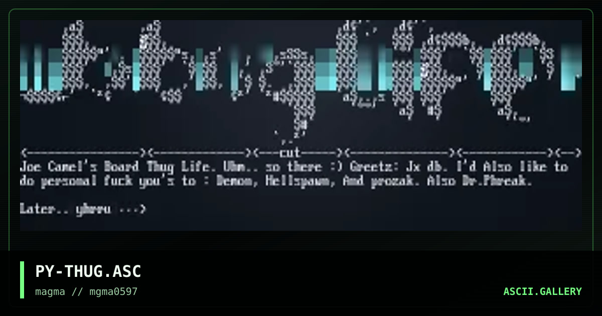 PY-THUG.ASC, by pyhrrus, 1997