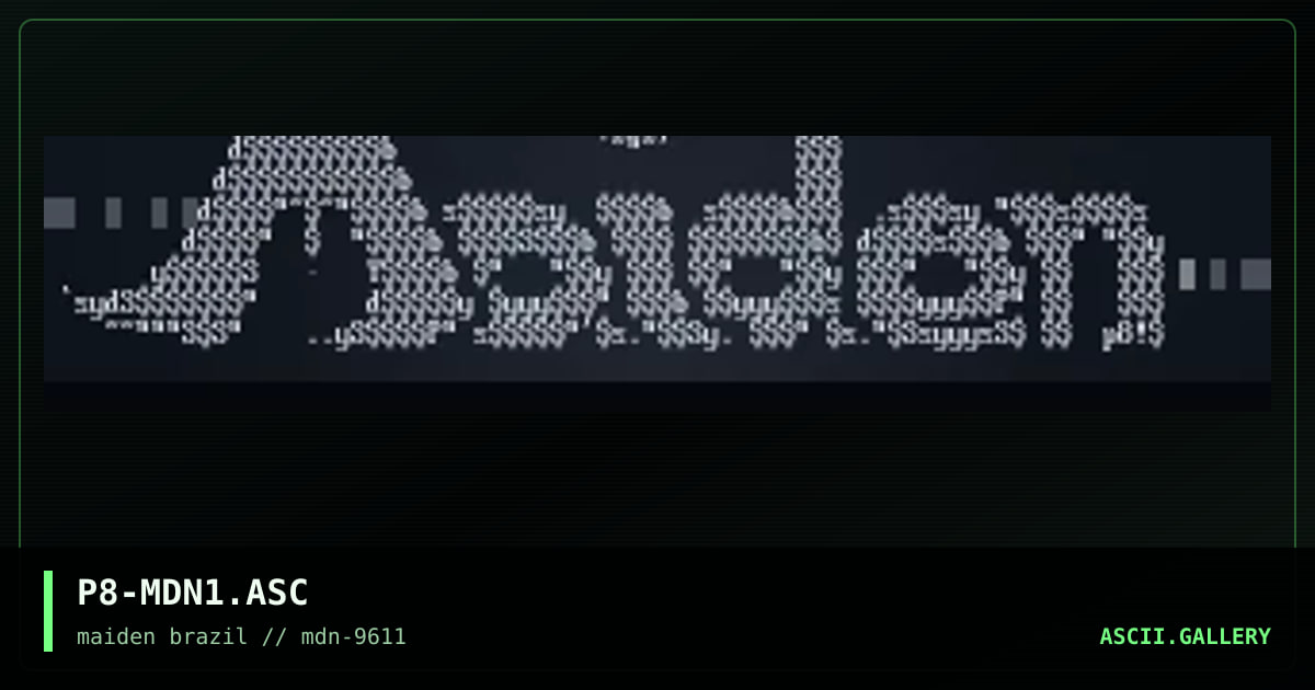 ma1d3n loG0 - yUckk!, by soulphuree, 1996