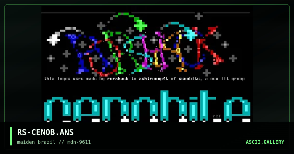 log0s for c3nob1te, by rorshack, 1996