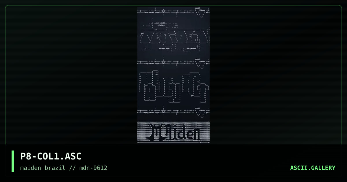three ascii collection .., by soulphuree, 1996