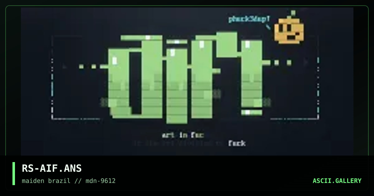 aif promotional, by rorshack, 1996