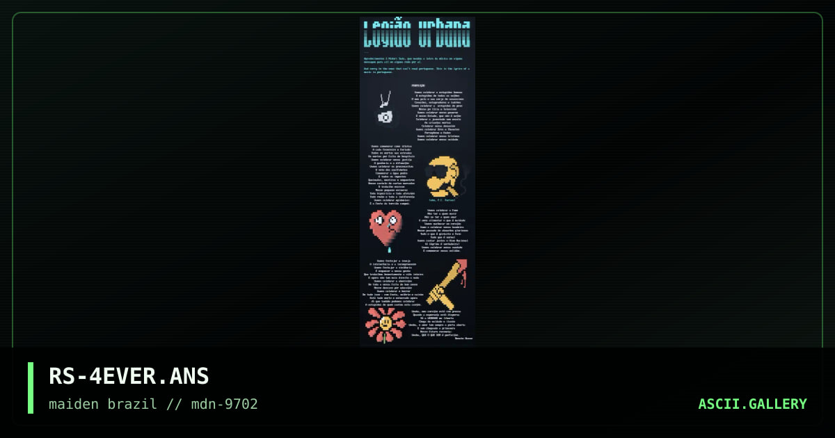 urban legion :), by rorshack, 1997