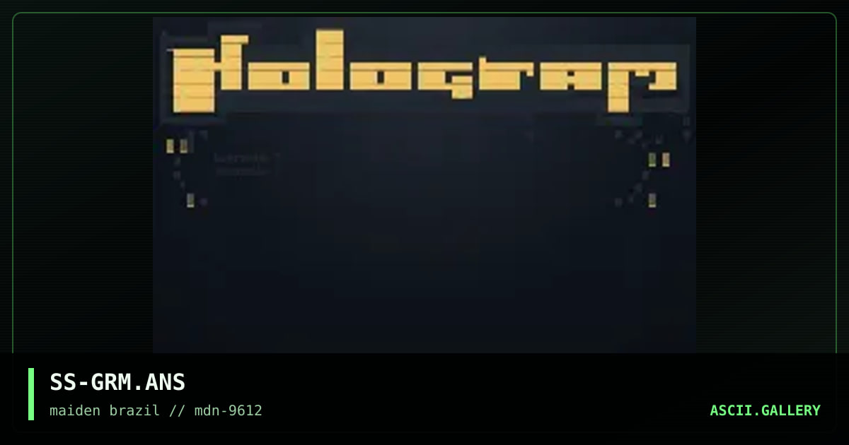 hologram logon, by suicide solution, 1996