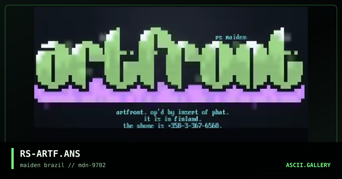 artfront (insert/phat), by rorshack, 1997