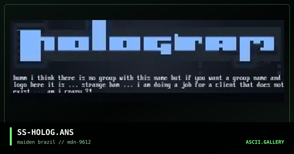 hologram logo, by suicide solution, 1996