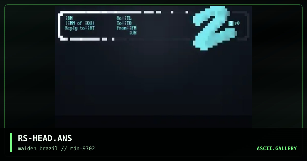 small msg header 4 blazemore (zero), by rorshack, 1997
