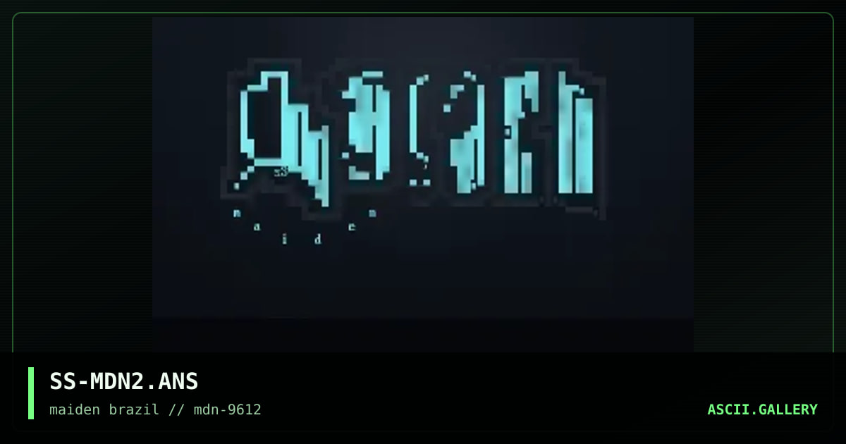 maiden logo, by suicide solution, 1996