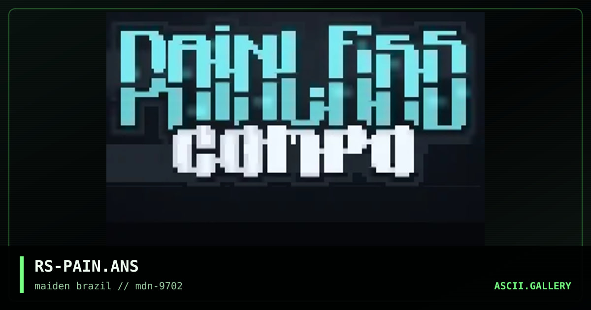 logo 4 painless compo!, by rorshack, 1997